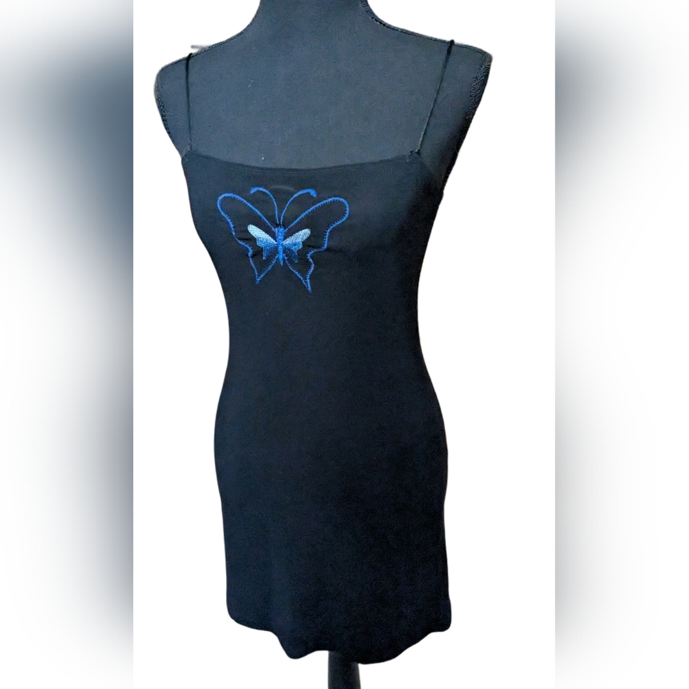 Y2K Butterfly Mini Dress, Eminence USA